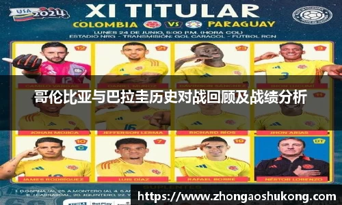 哥伦比亚与巴拉圭历史对战回顾及战绩分析